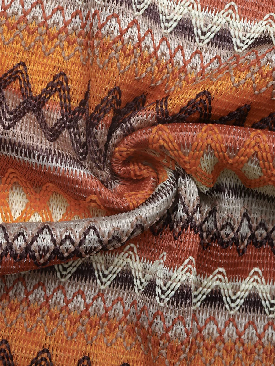 Robe débardeur en tricot à rayures style décontracté pour femmes