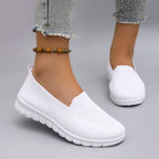 Chaussures plates d'été en maille respirante pour femmes