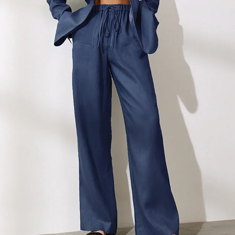 Pantalon d'été en coton pour femmes