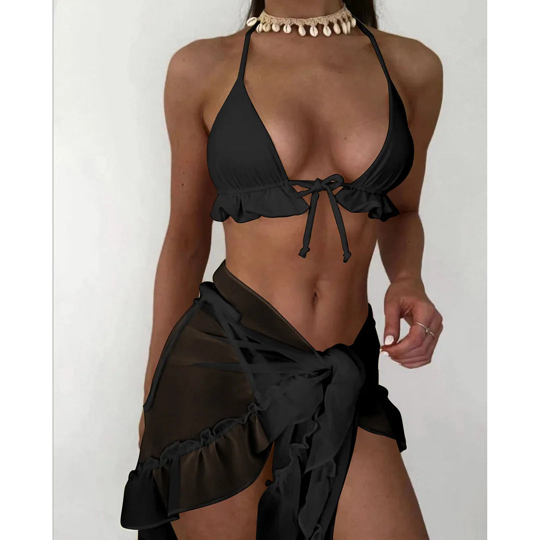 Maillot de bain trois pièces pour femme