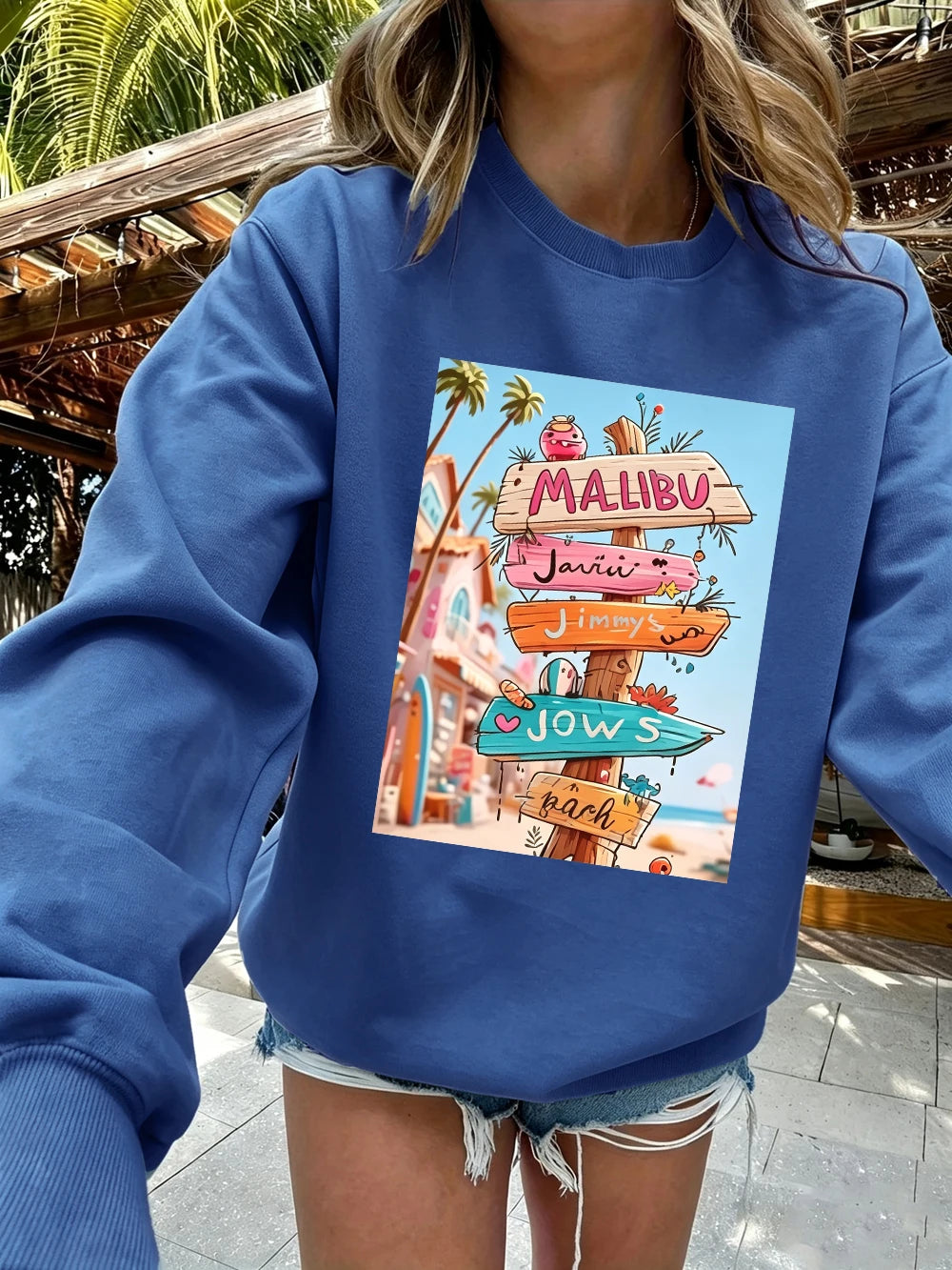 Sweat-shirts à capuche amples et sportifs pour femmes