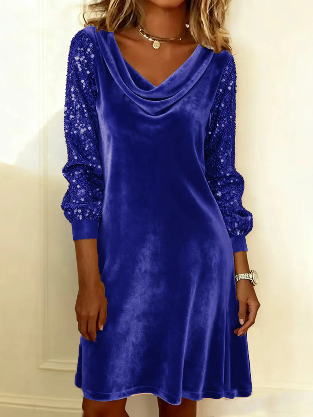 Robe mi-longue ample et décontractée pour femmes