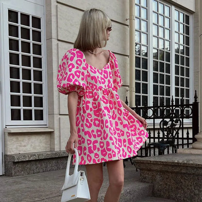 Robe d’Été Ample Femme – Imprimé