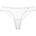 Culotte transparent en dentelle ajourée pour femmes