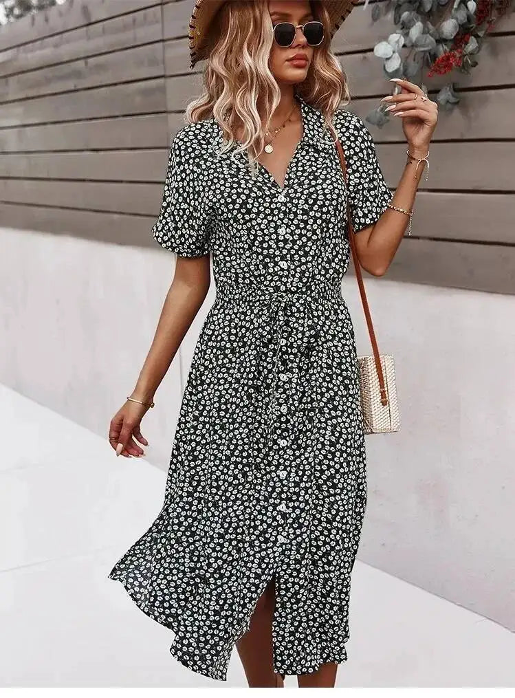 Robe à imprimé Floral pour femmes
