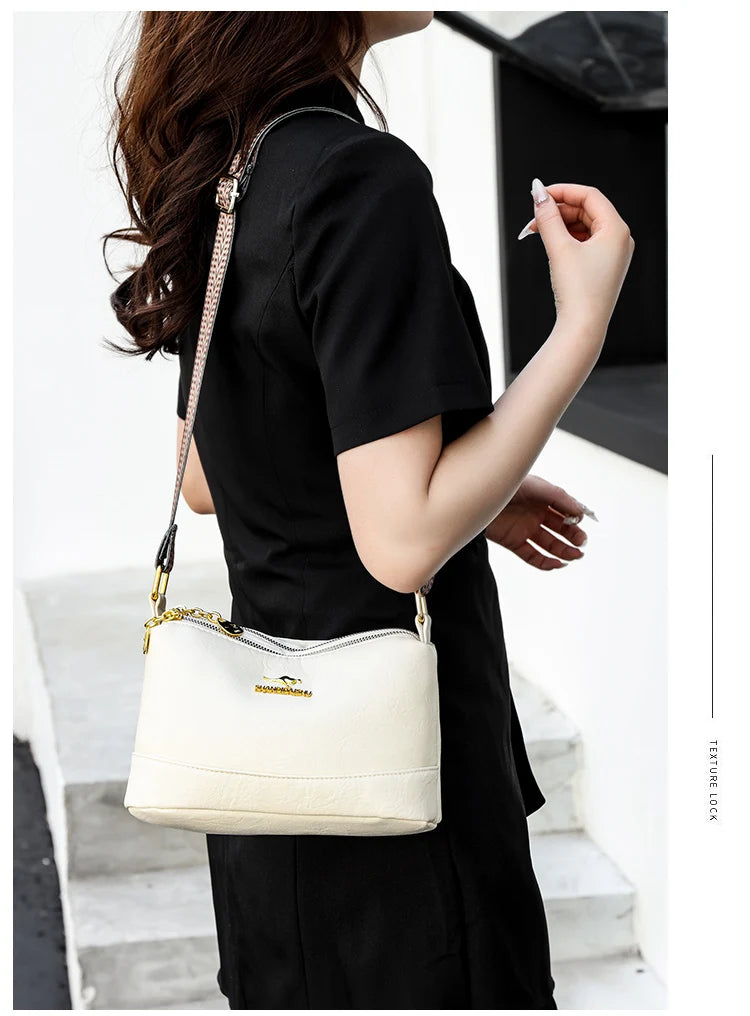 Sac à main de haute qualité en cuir souple pour femmes