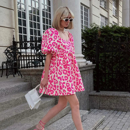 Robe d’Été Ample Femme – Imprimé