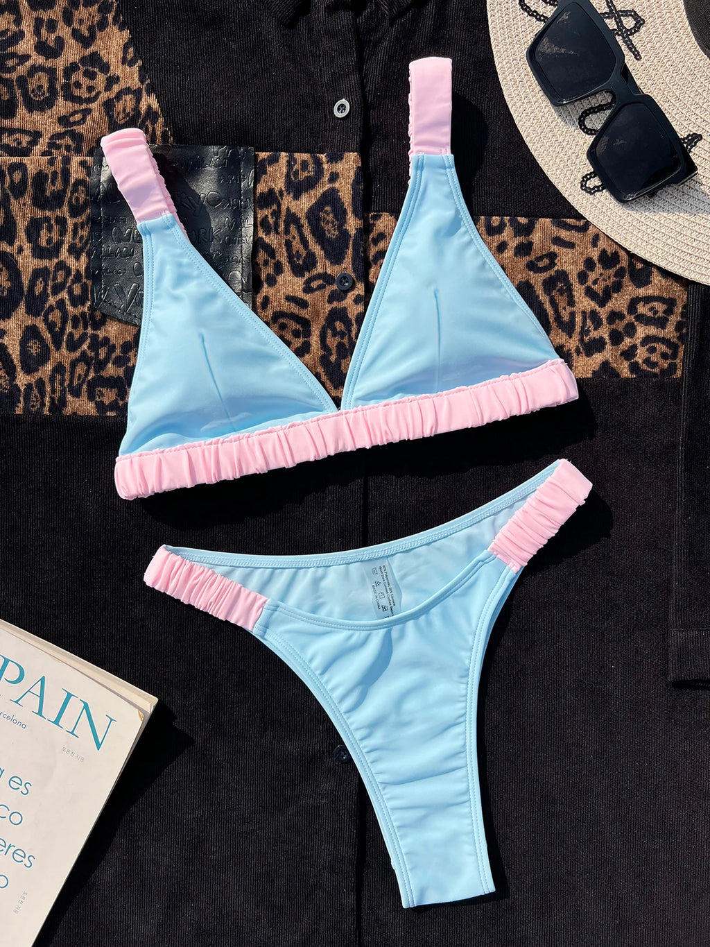 Maillot de bain brésilien deux pièces pour femmes