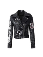 Veste courte vintage avec ceinture pour femmes