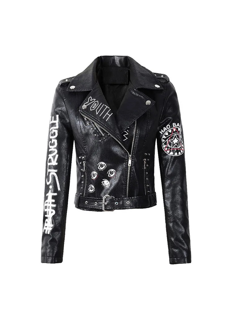 Veste courte vintage avec ceinture pour femmes