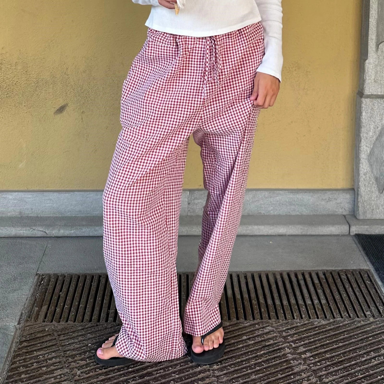 Pantalon à jambes larges pour femmes