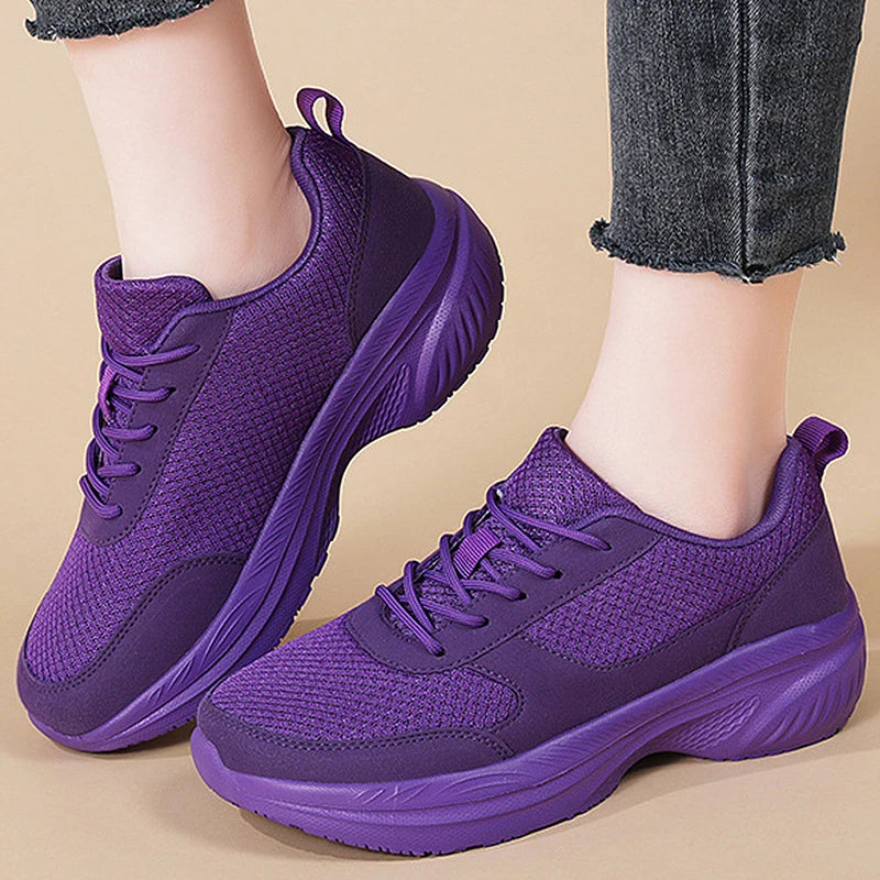 Baskets confortables à talons pour femmes
