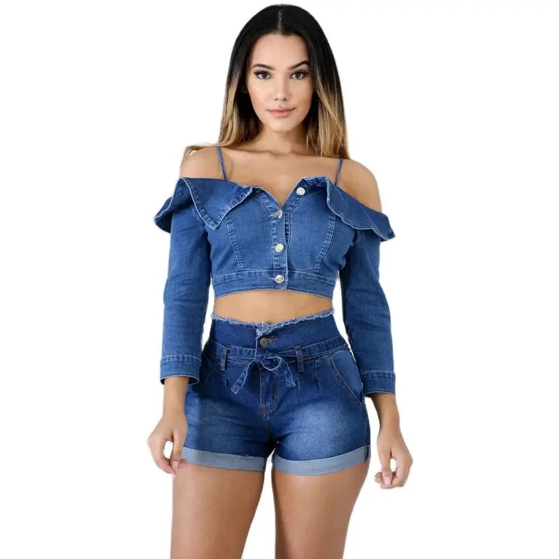 Shorts taille haute pour femmes
