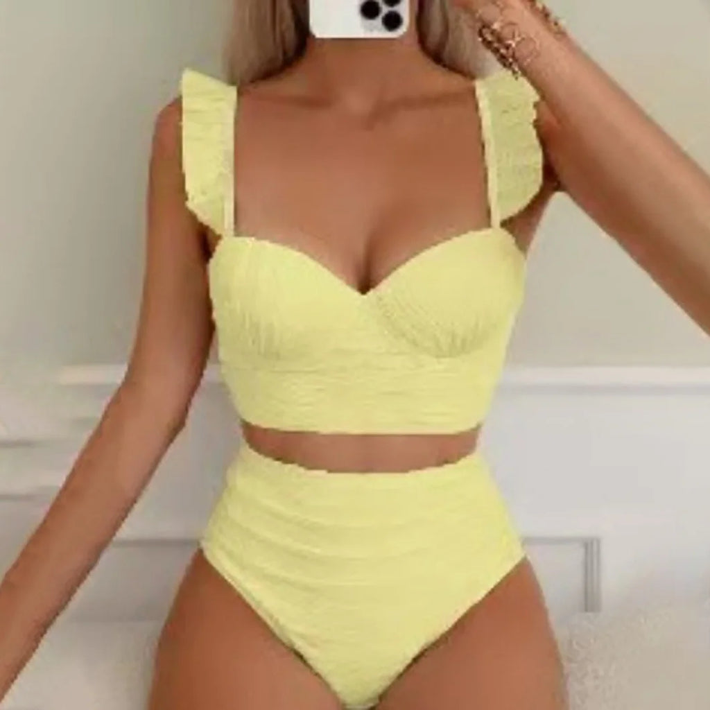 Maillot de bain deux pièces sexy à bretelles pour femmes