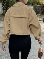 Veste courte d'automne pour femmes