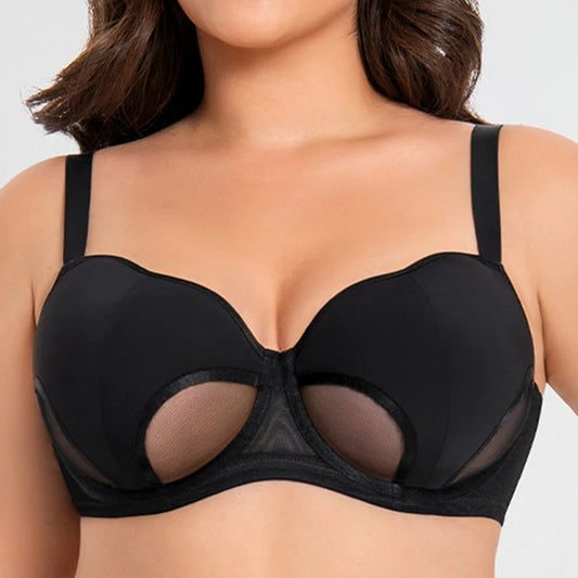 Soutien-Gorge Push-Up Femme – Détails Ajourés