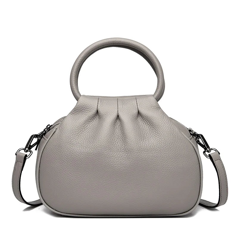 Sac à main en cuir véritable pour femmes