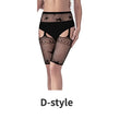 Collants résille taille haute pour femmes
