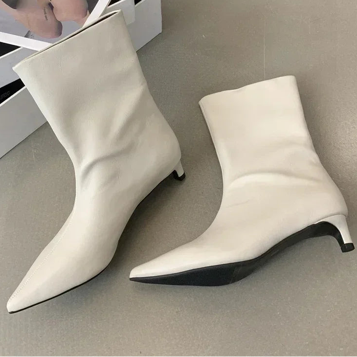 Bottines à bout pointu pour femmes