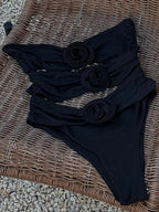 Maillot de bain une pièce coupe haute pour femmes