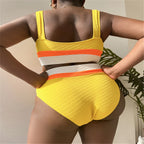 Maillot de bain deux pièces grande taille pour femmes