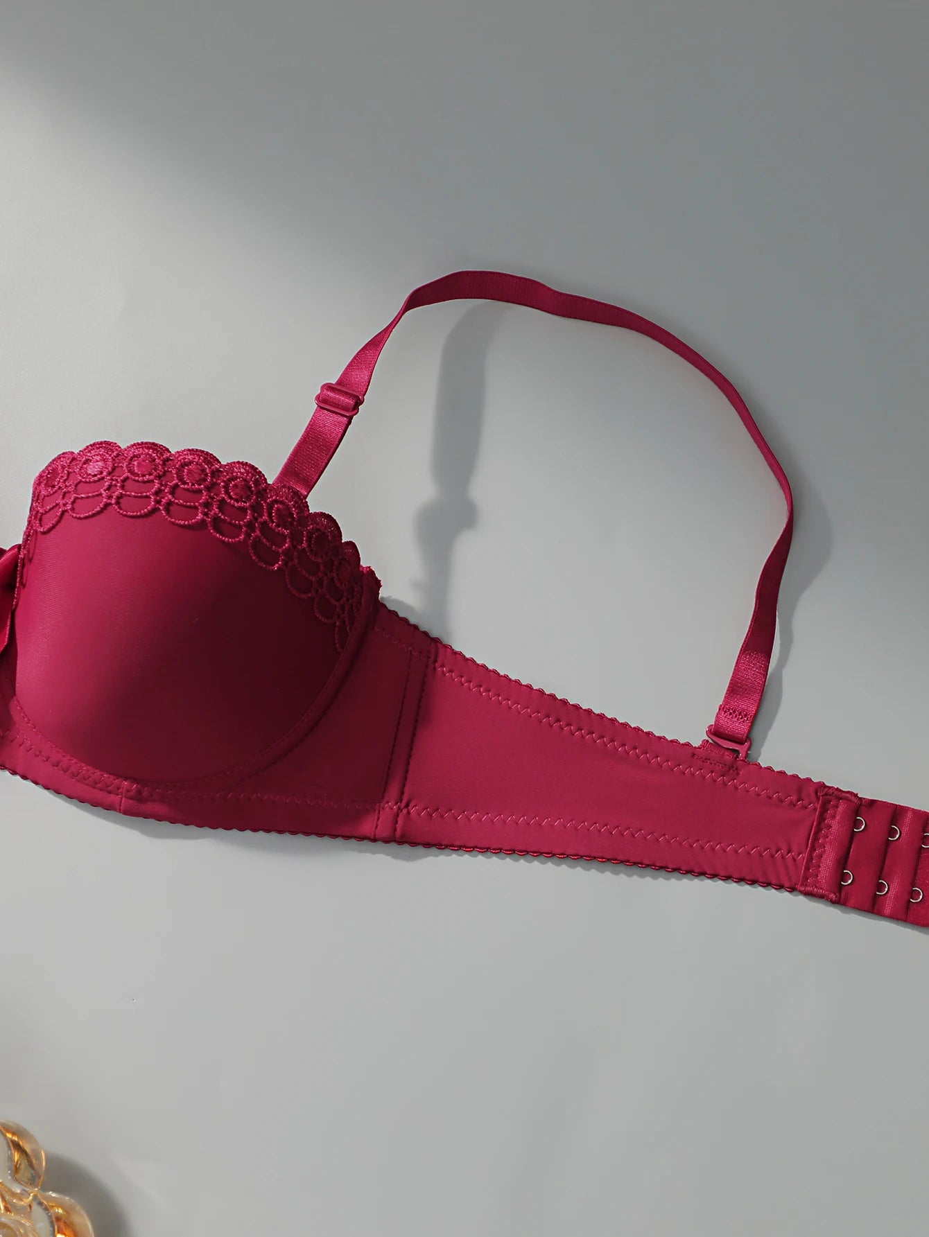 Soutien-gorge à fleurs brodées pour femmes