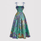Robe élégante et intellectuelle à imprimé floral pour femmes