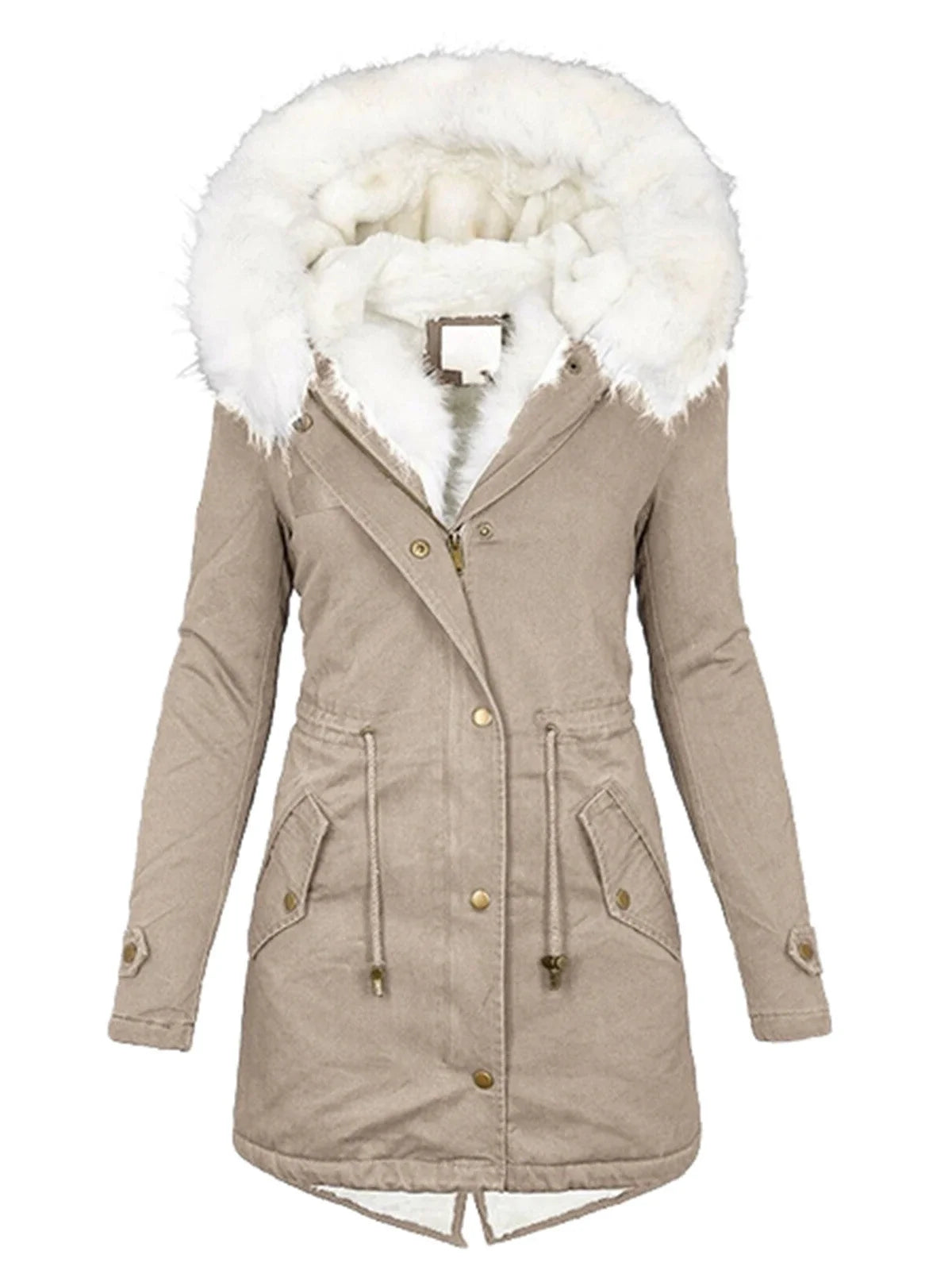 Veste parka longue pour femmes