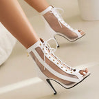 Chaussures talons aiguilles noirs fins pour femmes