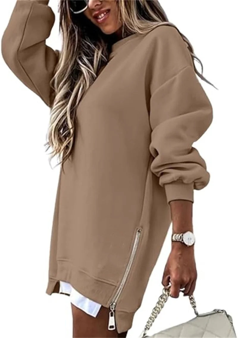 Sweat col rond à manches longues pour femmes