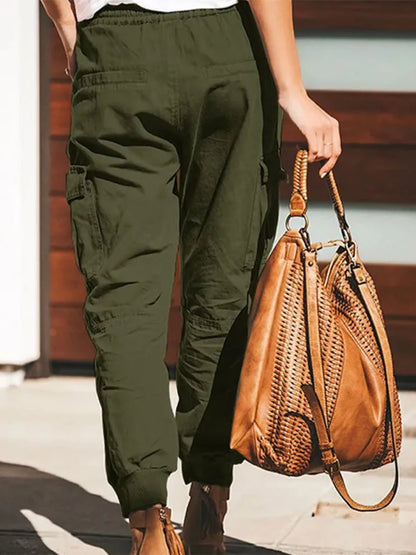 Pantalon Cargo Femme – Style Rétro Américain