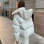 Parkas courts en coton coréen pour femmes