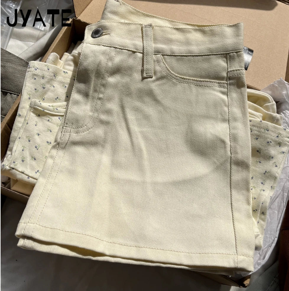 Mini jupes cargo en jean vintage pour femmes