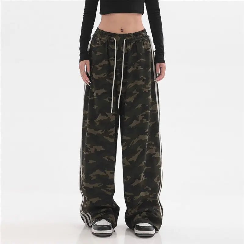 Pantalon de jogging rayé pour femmes