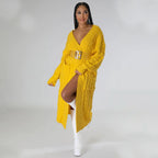 Pull-veste à manches longues sexy et décontracté pour femmes