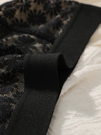 Soutien-gorge grande taille en dentelle brodée pour femmes