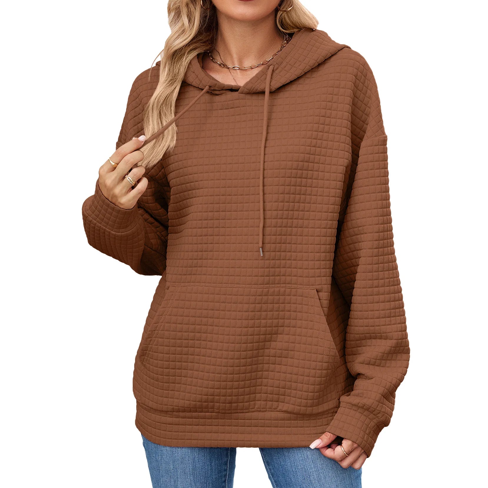 Pull décontracté à manches longues pour femmes