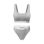 Ensemble soutien-gorge et culottes sans couture pour femmes