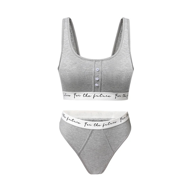 Ensemble soutien-gorge et culottes sans couture pour femmes