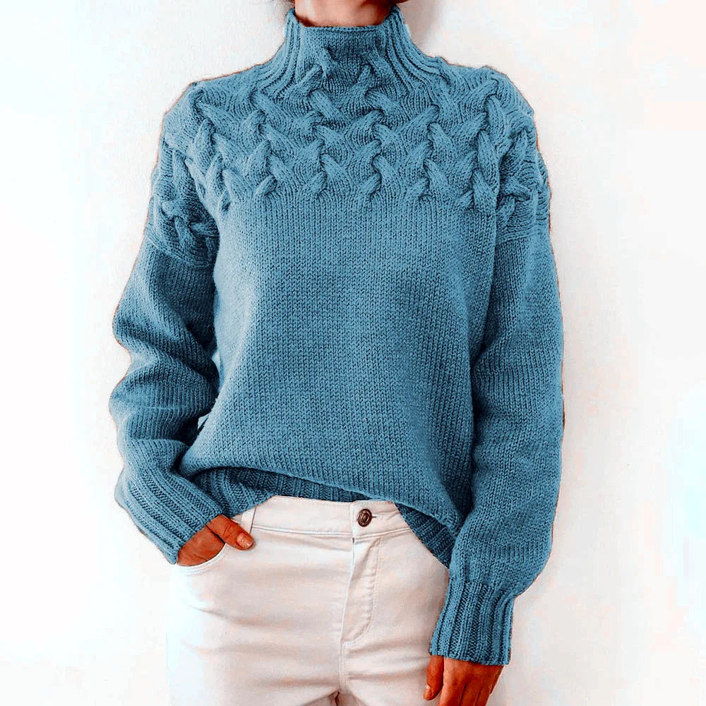 Pull en maille à manches longues pour femmes
