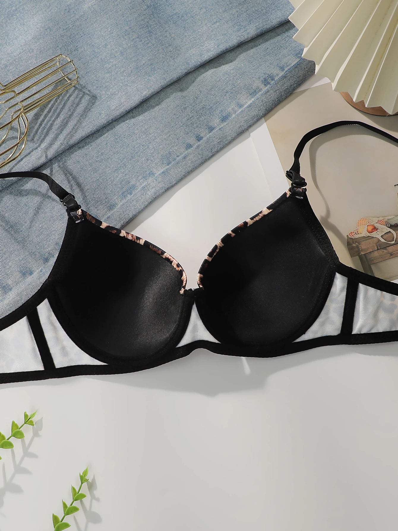Soutien-gorge imprimé léopard Sexy pour femmes