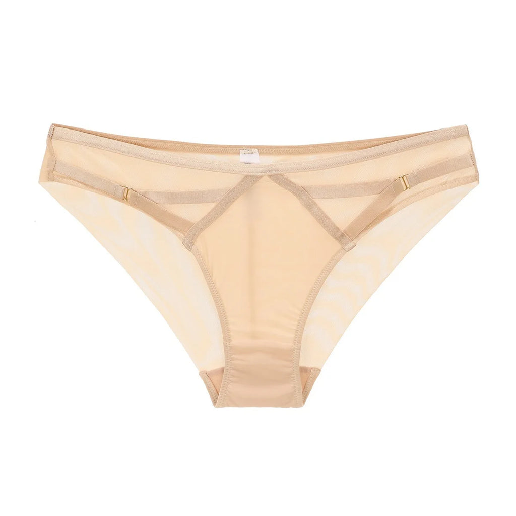 Ensemble Soutien-gorge creux et culotte taille basse pour femme
