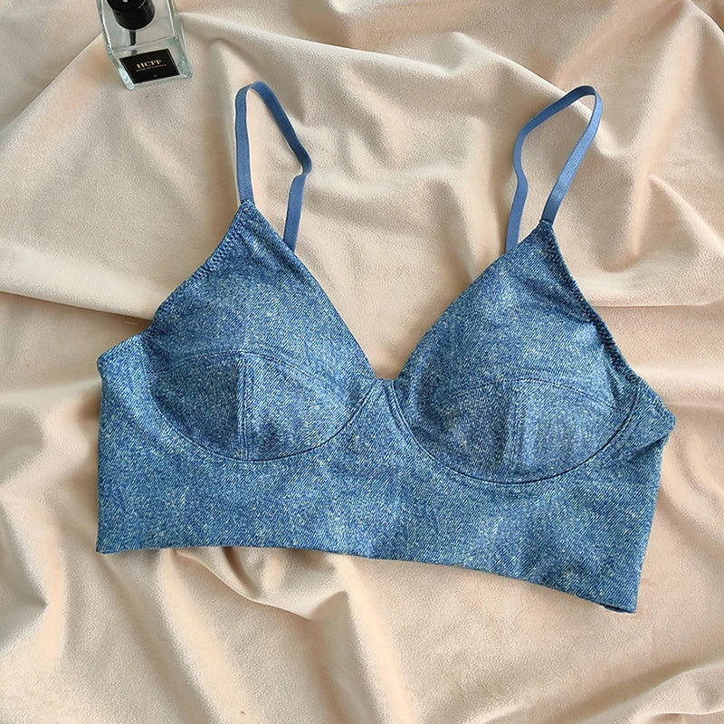 Soutien-gorge confortable sans fil sans couture pour femmes
