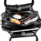 Sac à main en cuir véritable pour femmes