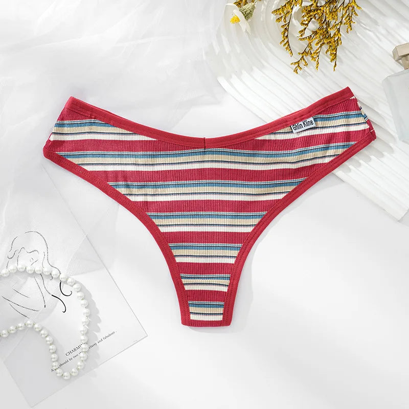 String sans couture arc-en-ciel pour femmes