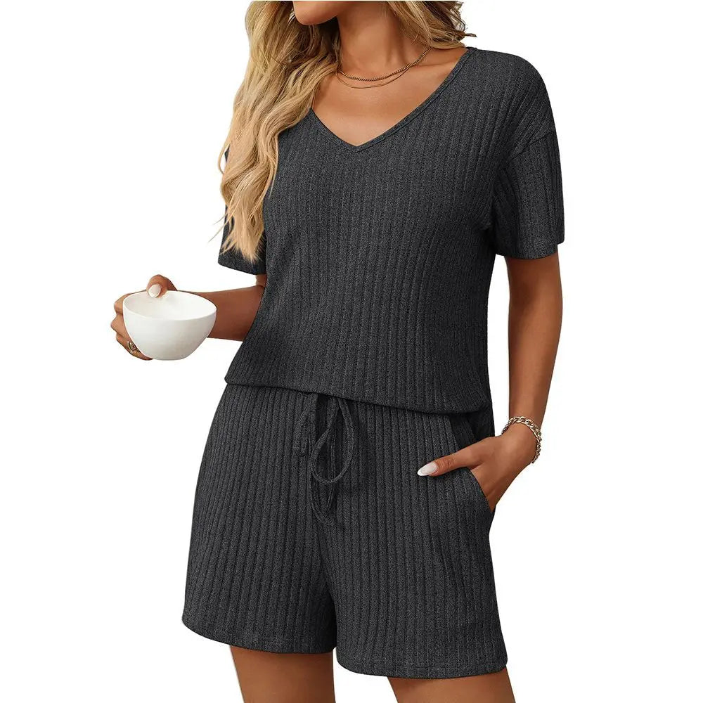 Ensembles décontracté ample short courts pour femmes