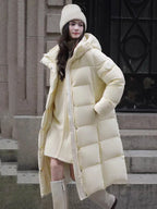 Manteau imperméable bouffée à capuche pour femmes