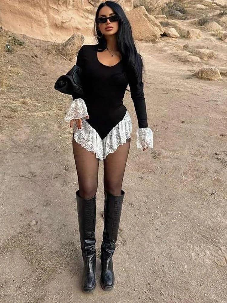 Body en dentelle pour femmes