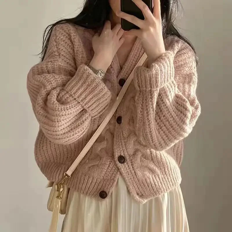 Cardigan tricoté à la mode pour femmes