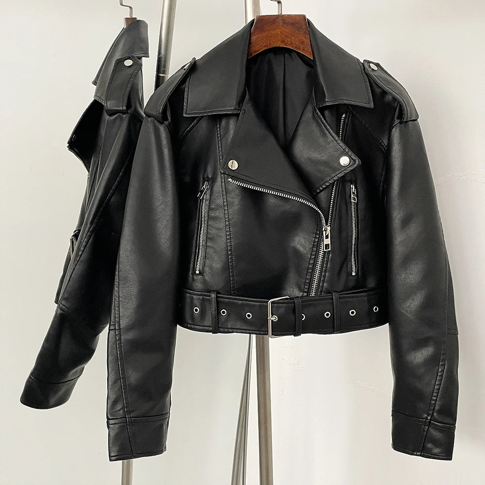 Veste Courte Femme – Similicuir